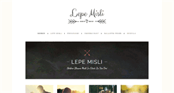 Desktop Screenshot of lepemisli.org
